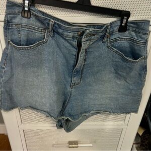 Classic Denim Blue Jean Shorts for Women